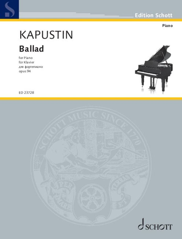 Nikolai Kapustin: Ballad op. 94 (Piano)