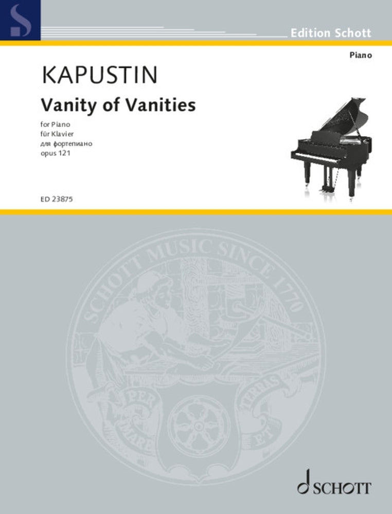 Nikolai Kapustin: Vanity of Vanities op. 121 (Piano)