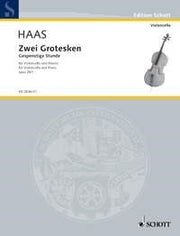Josef Haas: Zwei Grotesken op. 28 (Cello, Piano)