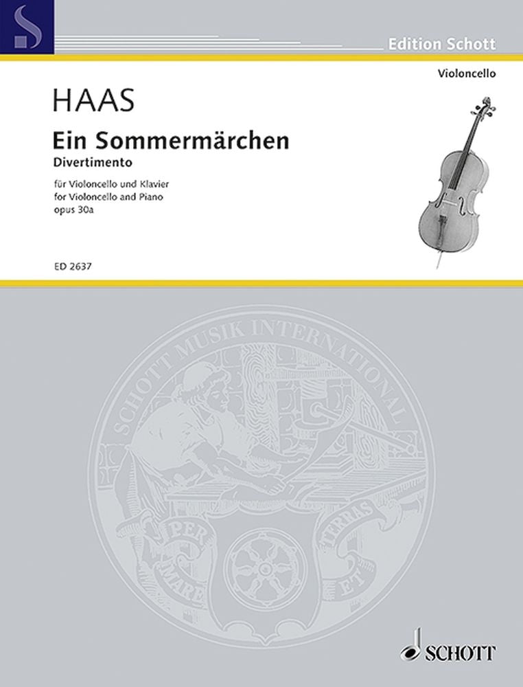 Josef Haas: Ein Sommermärchen op. 30 (Cello, Piano)