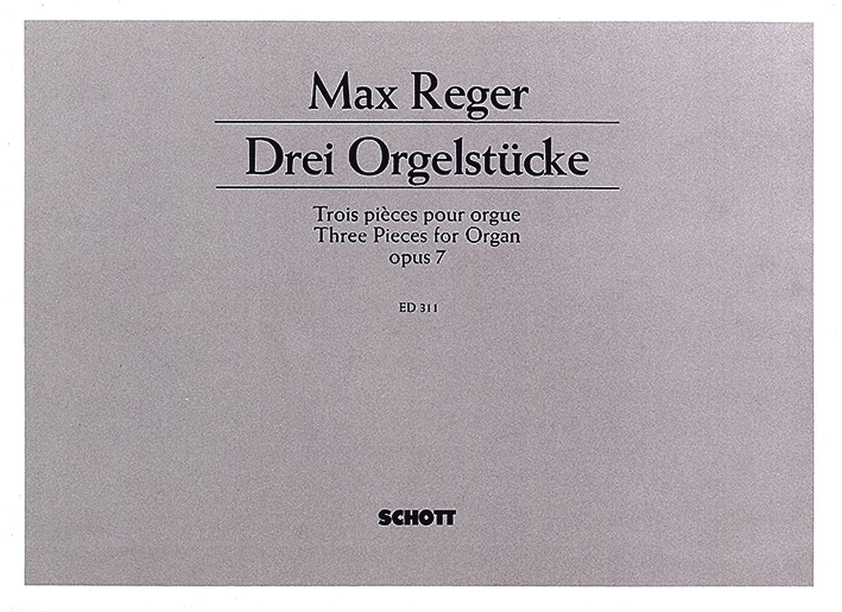 Reger: Drei Orgelstücke op. 7 (Orgel) afbeelding 2