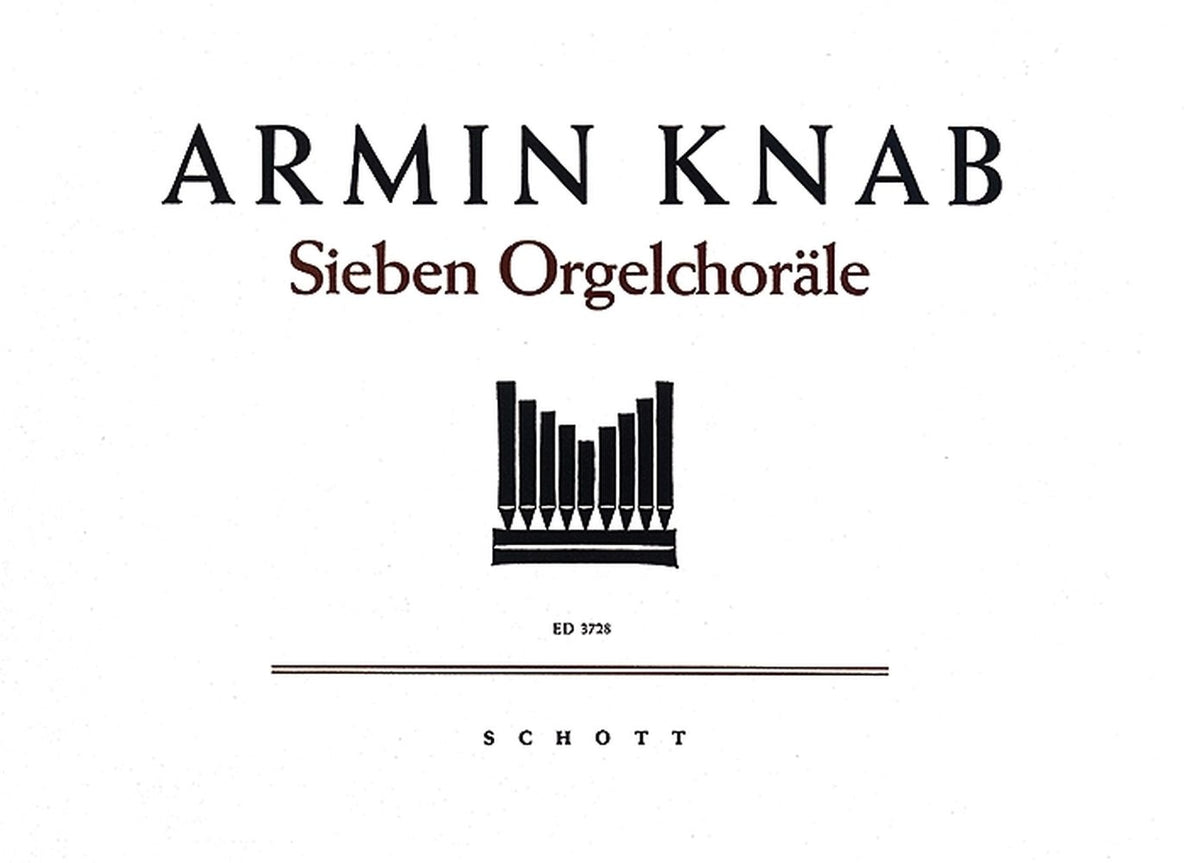 Knab: Sieben Orgelchoräle (Orgel) afbeelding 2