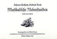 Johann Sebastian Bach: Musikalische Nebenstunden (Piano)