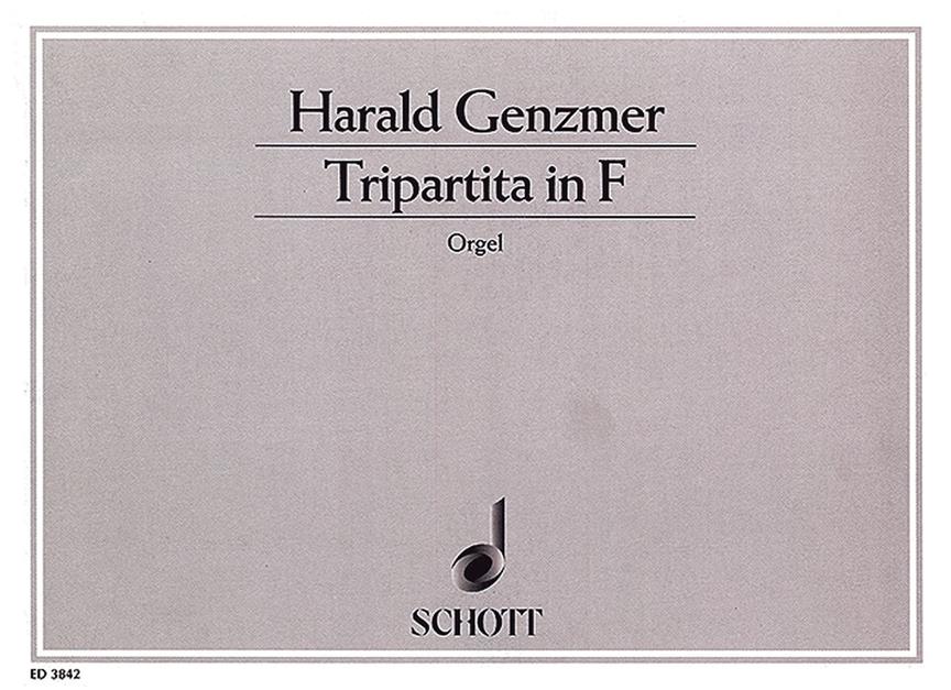 Genzmer: Tripartita in F F-Dur GeWV 389 (Orgel)