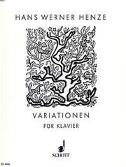 Hans Werner Henze: Variationen für Klavier op. 13 (Piano)