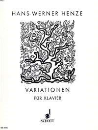 Hans Werner Henze: Variationen für Klavier op. 13 (Piano)