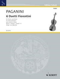 Paganini: 6 Duetti Fiorentini Band 1 (Viool, Piano)