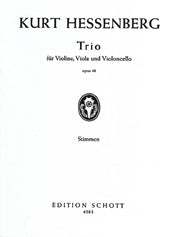 Kurt Hessenberg: Trio op. 48 (Strijktrio)