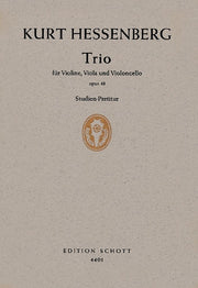 Kurt Hessenberg: Trio op. 48 (Strijktrio)