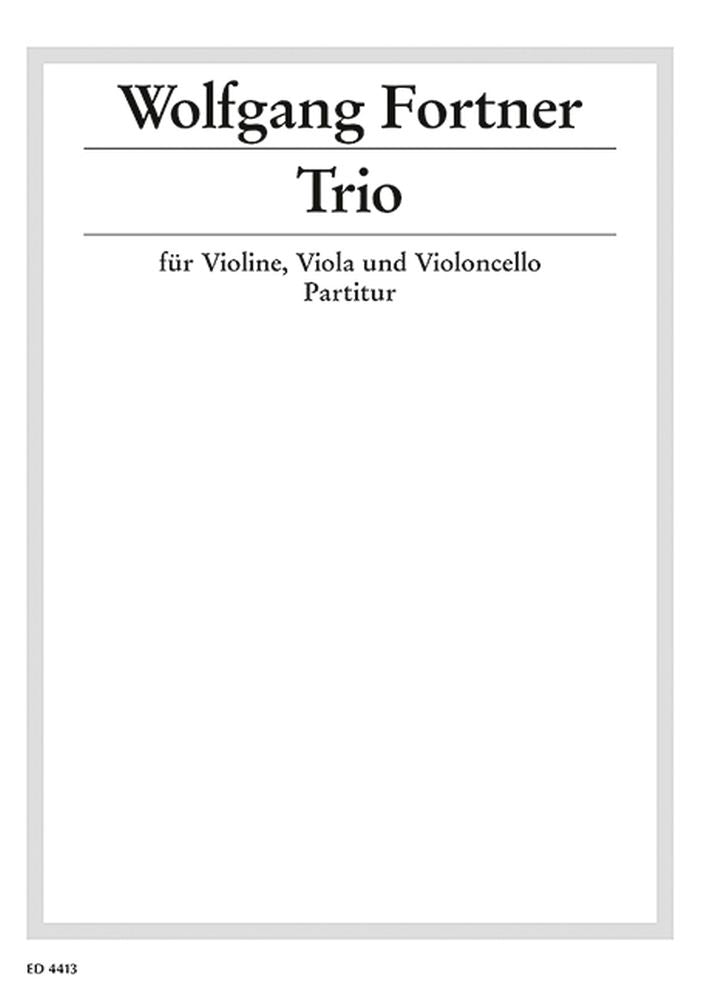 Wolfgang Fortner: Trio (Strijktrio)