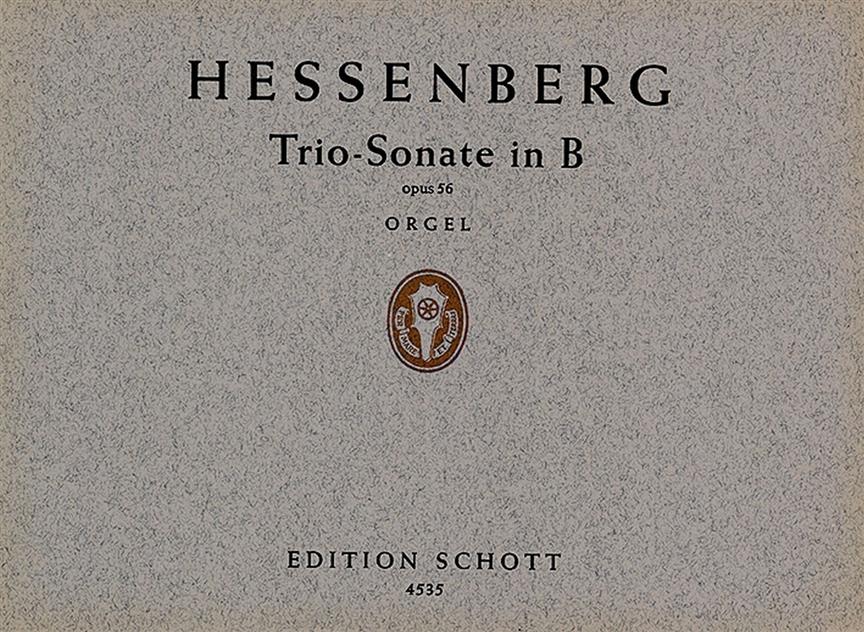 Hessenberg: Trio-Sonate in B B-Dur op. 56 (Orgel)