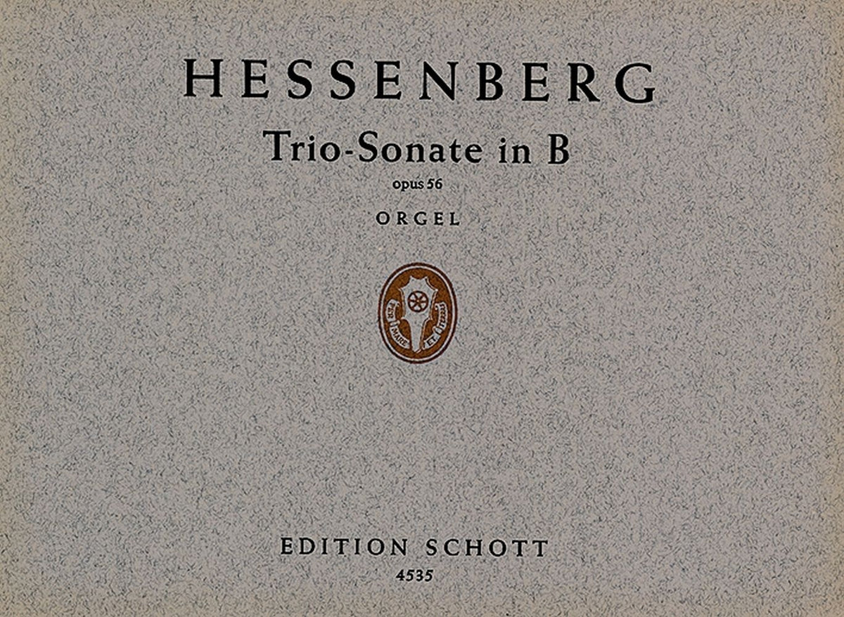Hessenberg: Trio-Sonate in B B-Dur op. 56 (Orgel) afbeelding 2