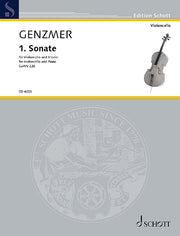 Harald Genzmer: 1. Sonate (Cello, Piano)