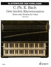Johann Sebastian Bach: Drei leichte Klaviersonaten (Piano)