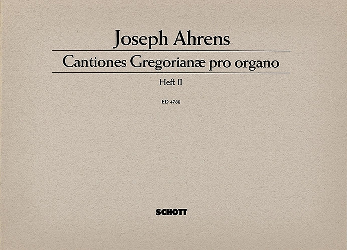 Ahrens: Cantiones Gregorianae pro organo Band 2 (Orgel) afbeelding 2