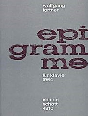Wolfgang Fortner: Epigramme (Piano)