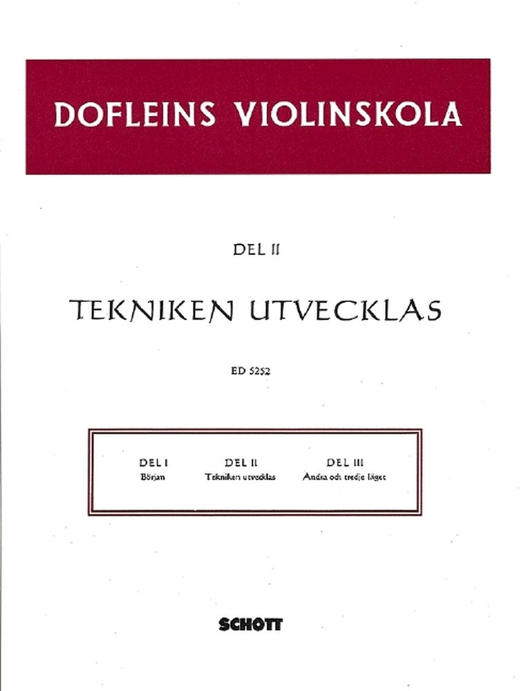 Doflein: Dofleins Violinskola Band 2 (Viool)