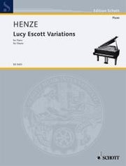 Hans Werner Henze: Lucy Escott Variations (Piano)
