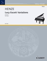 Hans Werner Henze: Lucy Escott Variations (Piano)