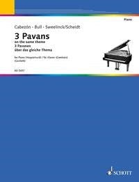 John Bull_Antonio de Cabezón_Jan Pieterszoon Sweelinck: 3 Pavanen über das gleiche Thema (Piano)