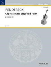 Krzysztof Penderecki: Capriccio per Siegfried Palm (Cello)