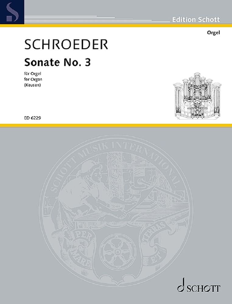 Schroeder: Dritte Sonate (Orgel) afbeelding 2
