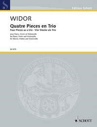 Charles-Marie Widor: Vier Stücke als Trio (Pianotrio)