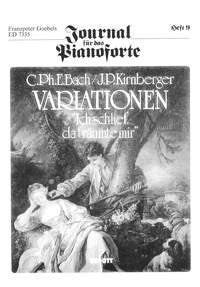 Johann Sebastian Bach: Variationen über das Lied "Ich schlief, da träumte mir" Heft 9 (Piano)