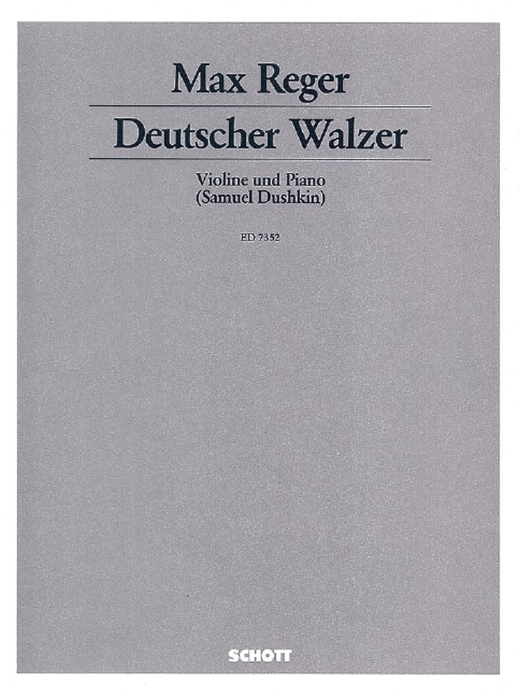 Reger: Deutscher Walzer Nr. 9 (Viool, Piano)