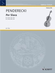 K. Penderecki: Per Slava (Cello)