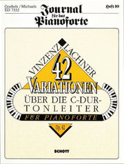 Vinzenz Lachner: 42 Variationen über die C-Dur-Tonleiter op. 42 Heft 10 (Piano)
