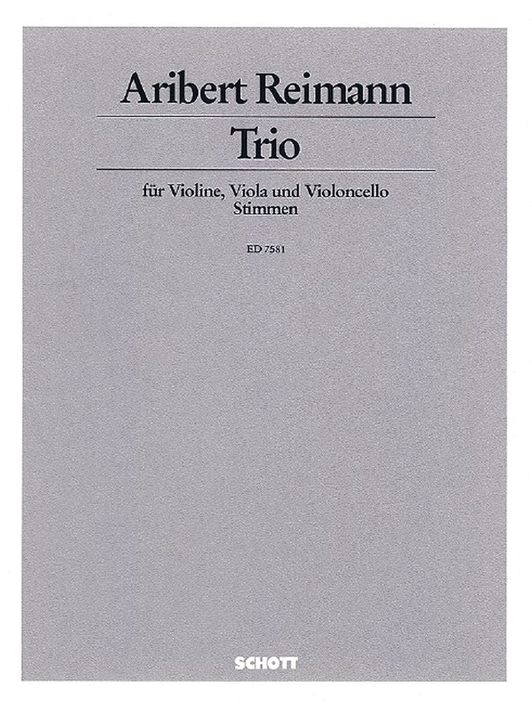 Aribert Reimann: Trio (Strijktrio)