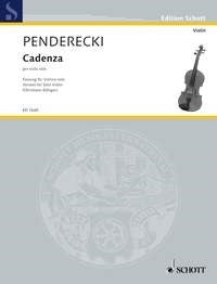 Penderecki: Cadenza (Viool)
