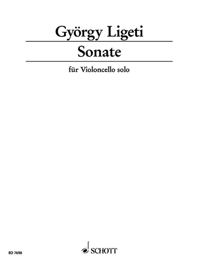 György Ligeti: Sonate (Cello)