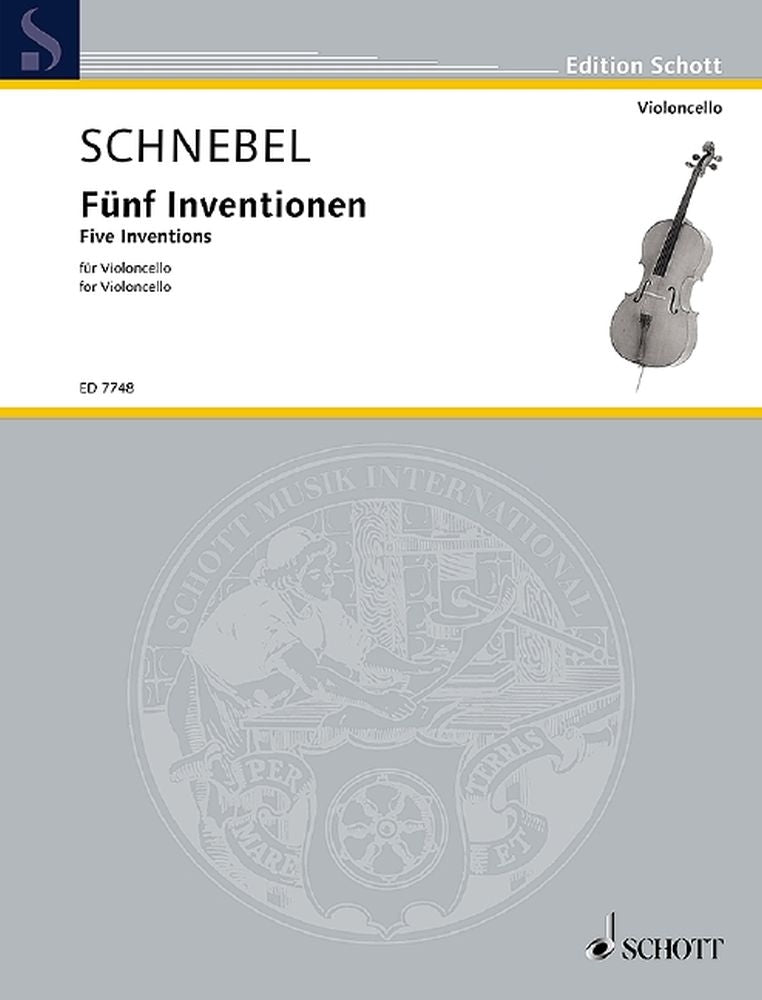 Dieter Schnebel: Fünf Inventionen (Cello)