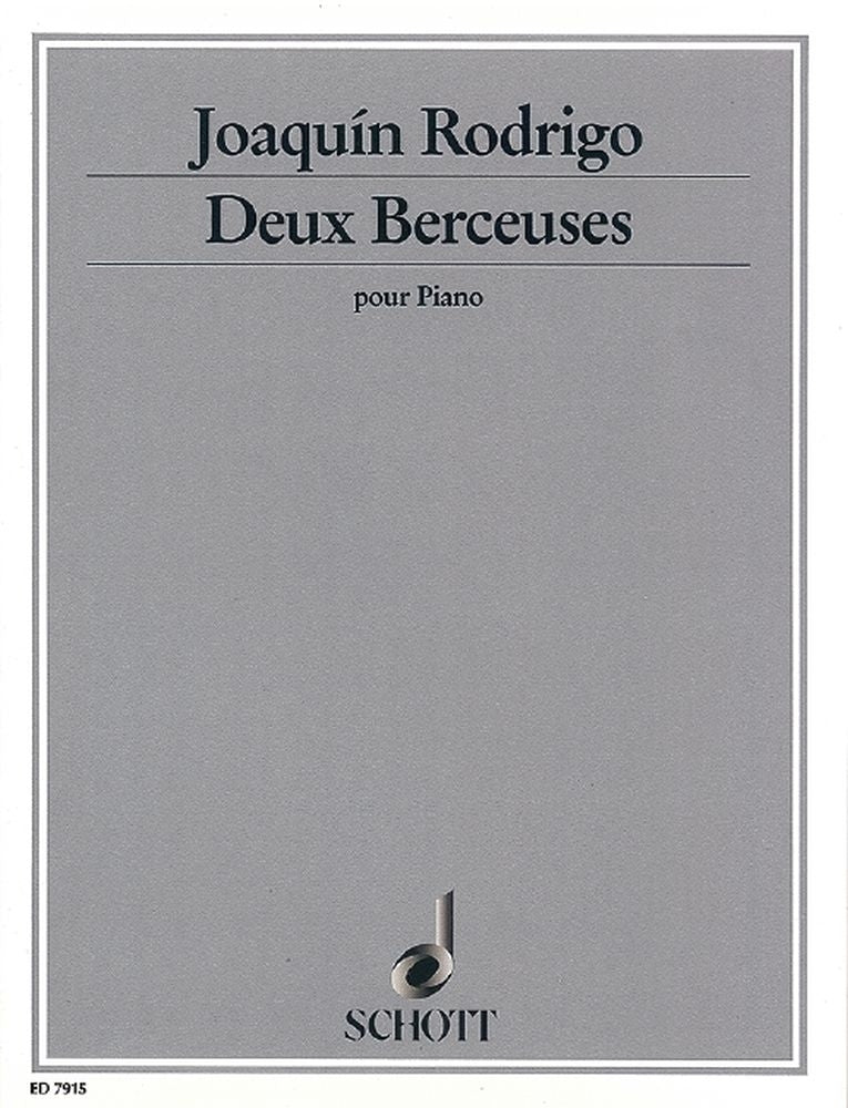 Joaquín Rodrigo: Deux berceuses (Piano)