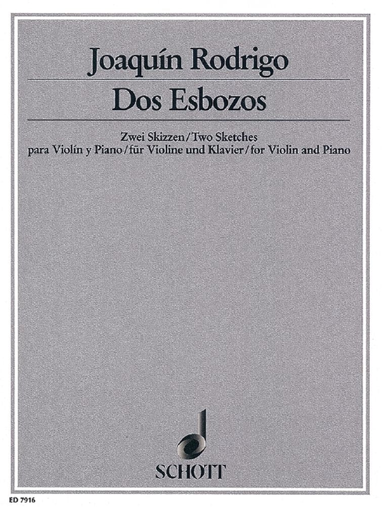 Rodrigo: Dos Esbozos (Viool, Piano)