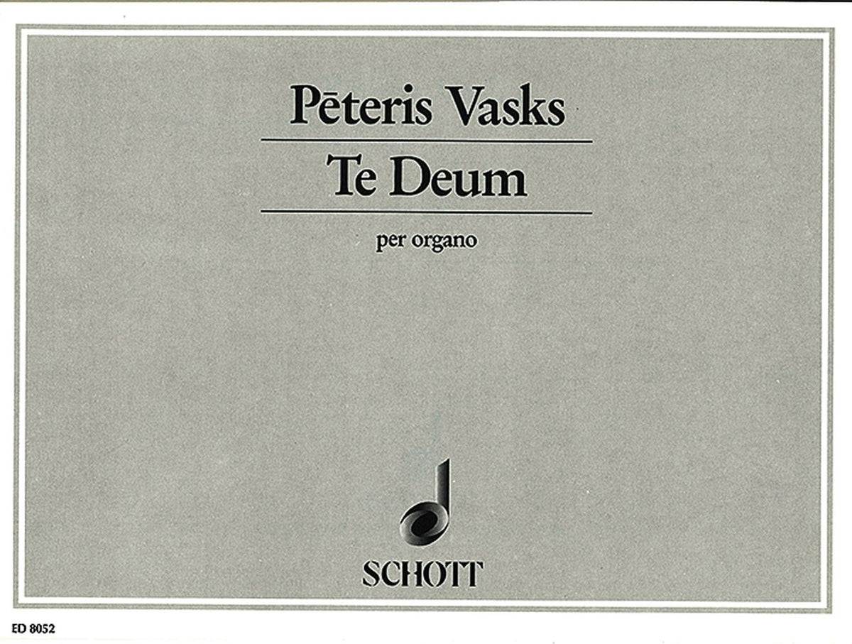 Vasks: Te Deum (Orgel) afbeelding 2
