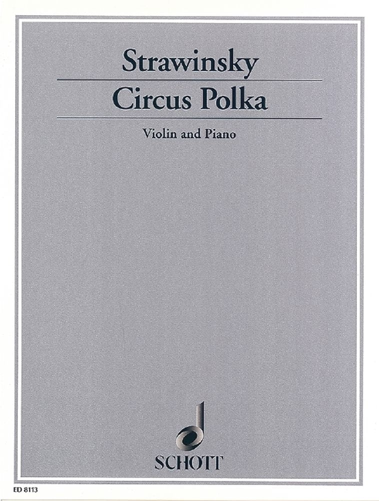 Strawinsky: Circus Polka (Viool, Piano)