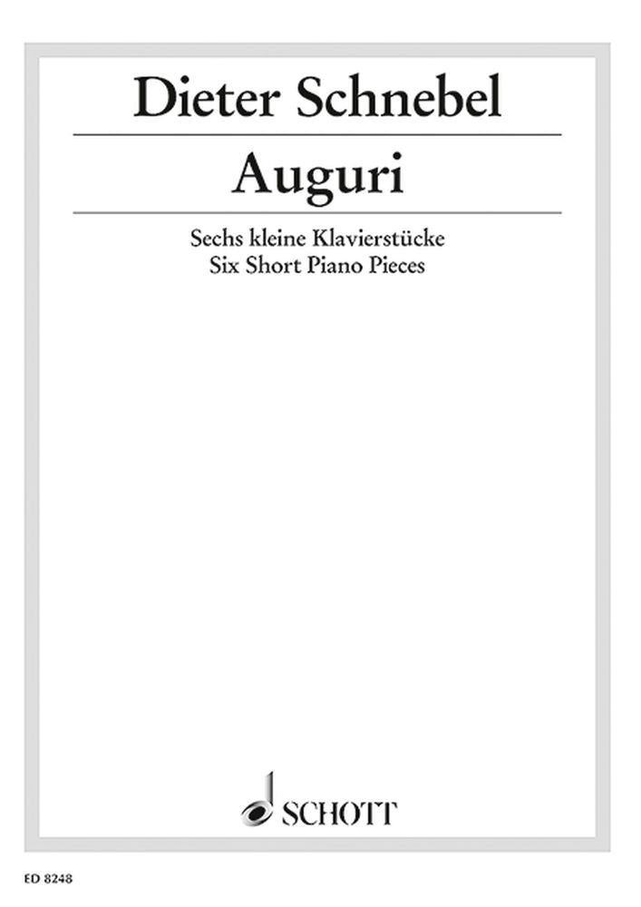 Dieter Schnebel: Auguri (Piano)
