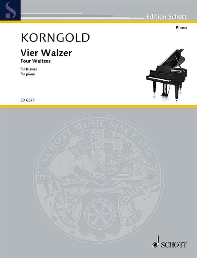 Erich Wolfgang Korngold: Vier Walzer (Piano)
