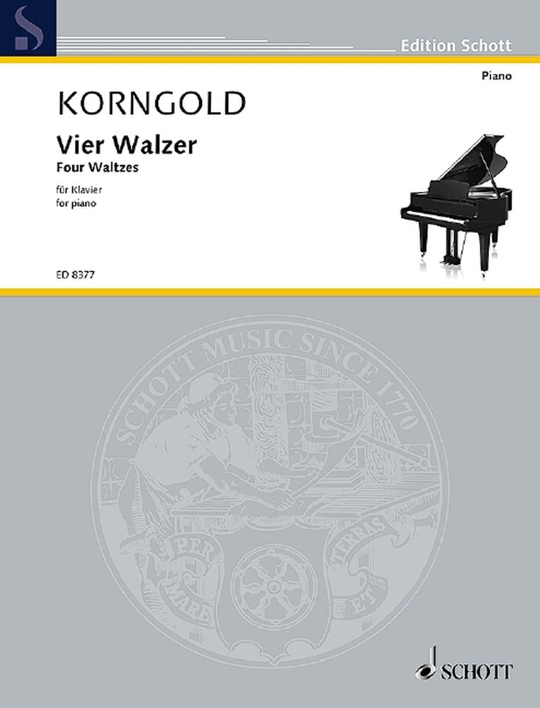Erich Wolfgang Korngold: Vier Walzer (Piano) afbeelding 2
