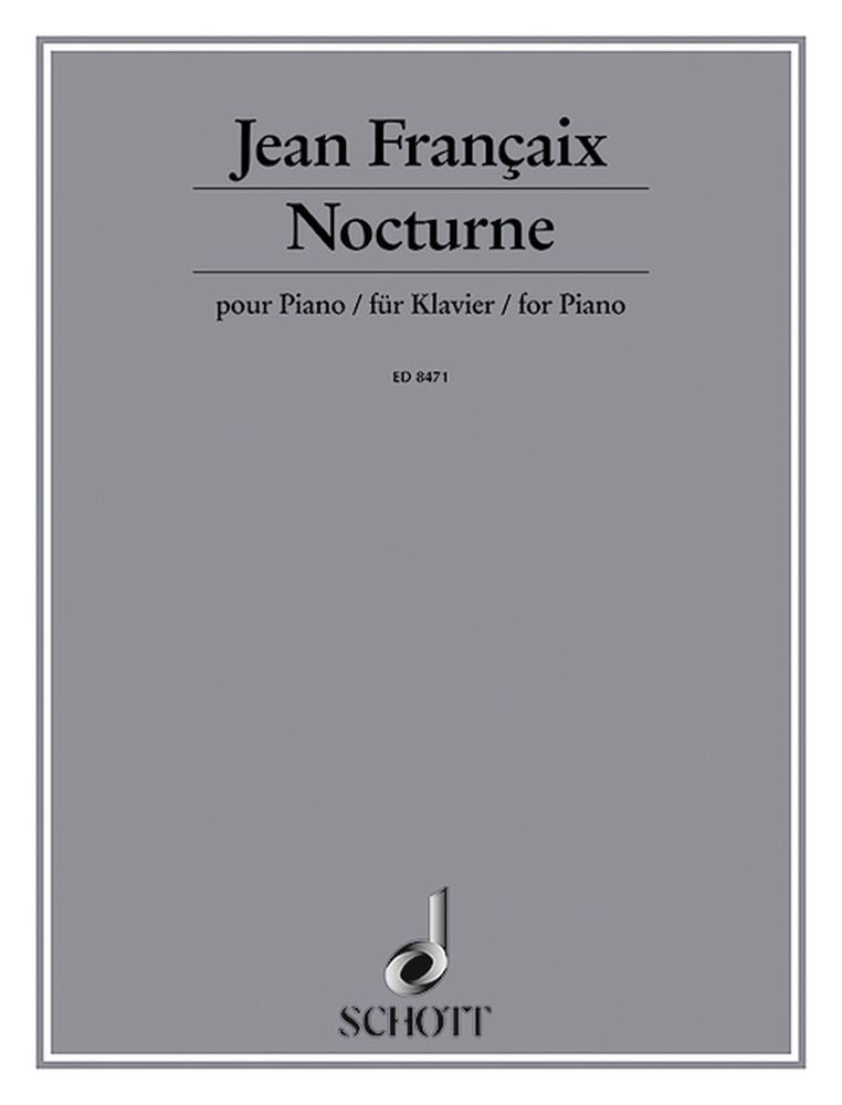 Jean Françaix: Nocturne (Piano)