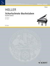 Barbara Heller: Scharlachrote Buchstaben (Piano)