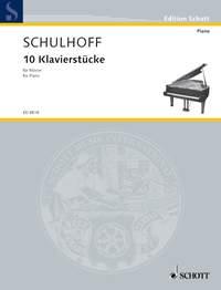 Erwin Schulhoff: 10 Klavierstücke op. 30 (Piano)