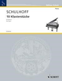 Erwin Schulhoff: 10 Klavierstücke op. 30 (Piano) afbeelding 2