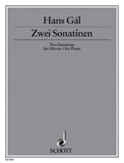 Hans Gal: Zwei Sonatinen Nr. 1 C-Dur / Nr. 2 A-Dur op. 58 (Piano)
