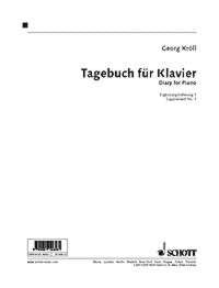 Georg Kroell: Tagebuch für Klavier (Piano)