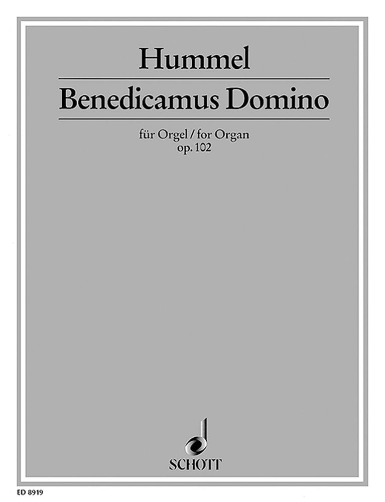 Hummel: Benedicamus Domino op. 102 (Orgel) afbeelding 2