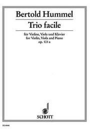 Bertold Hummel: Trio facile op. 101a (Altviool, viool en piano)